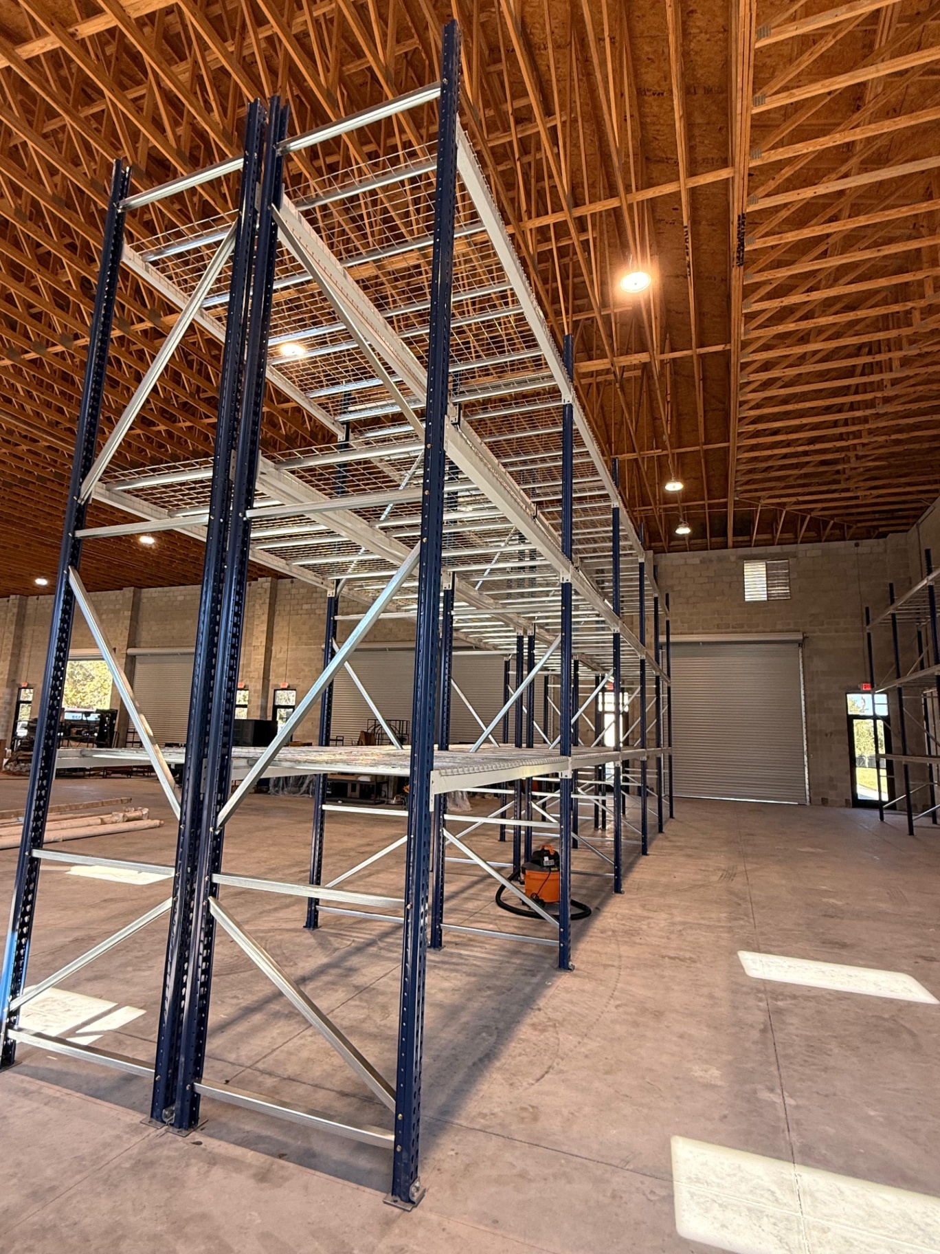 Pallet rack installation