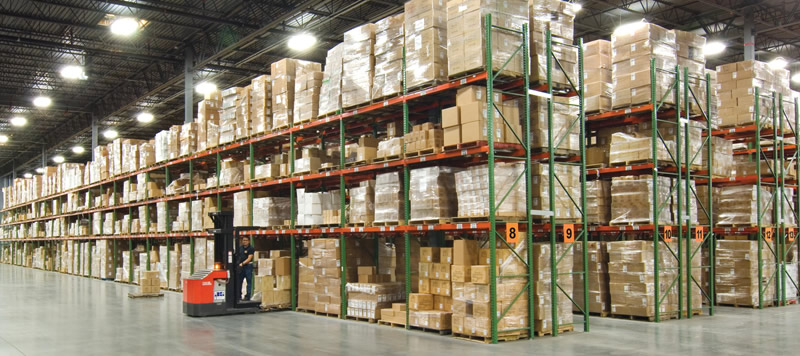 Industrial pallet racking warehouse in Raleigh North Carolina